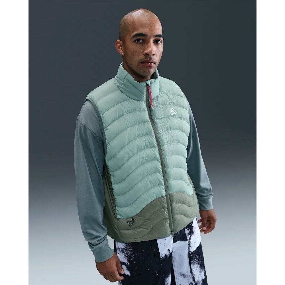 Nike ACG Men's Therma-FIT ADV Vest Lava Flow Cannon Mint Foam Large HV0605-017
